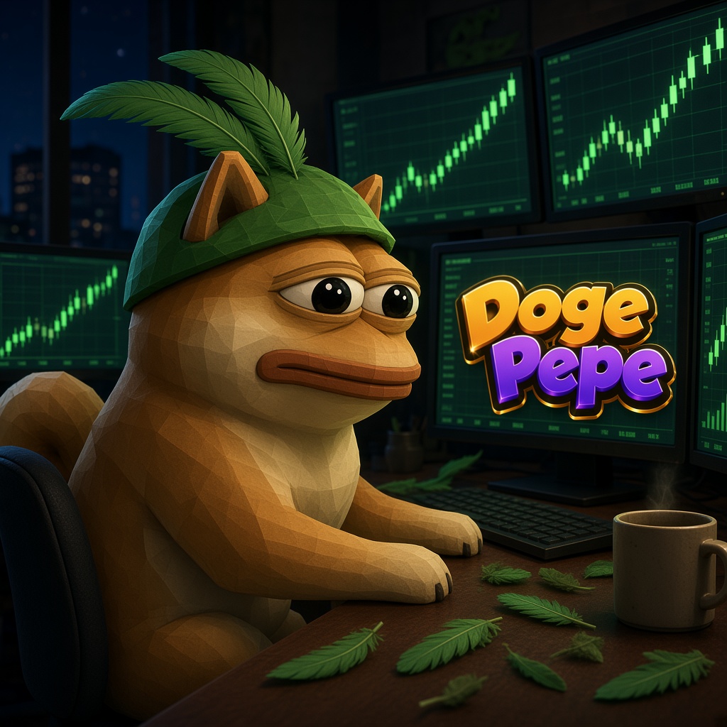 Doge Pepe trading late at night